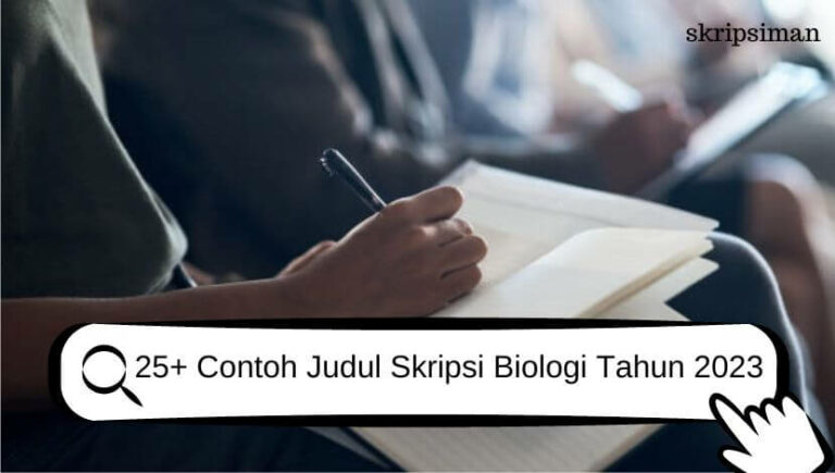 Judul Skripsi Biologi