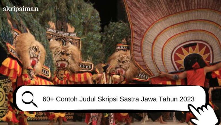 Judul Skripsi Sastra Jawa