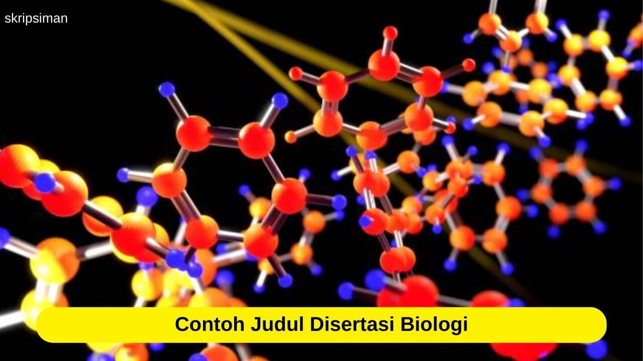 Judul Disertasi Jurusan Biologi