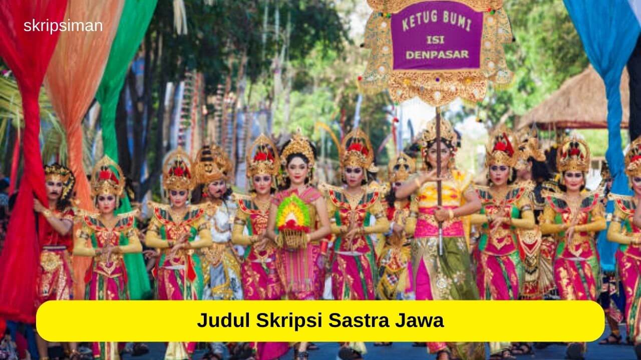 Judul Skripsi Sastra Jawa