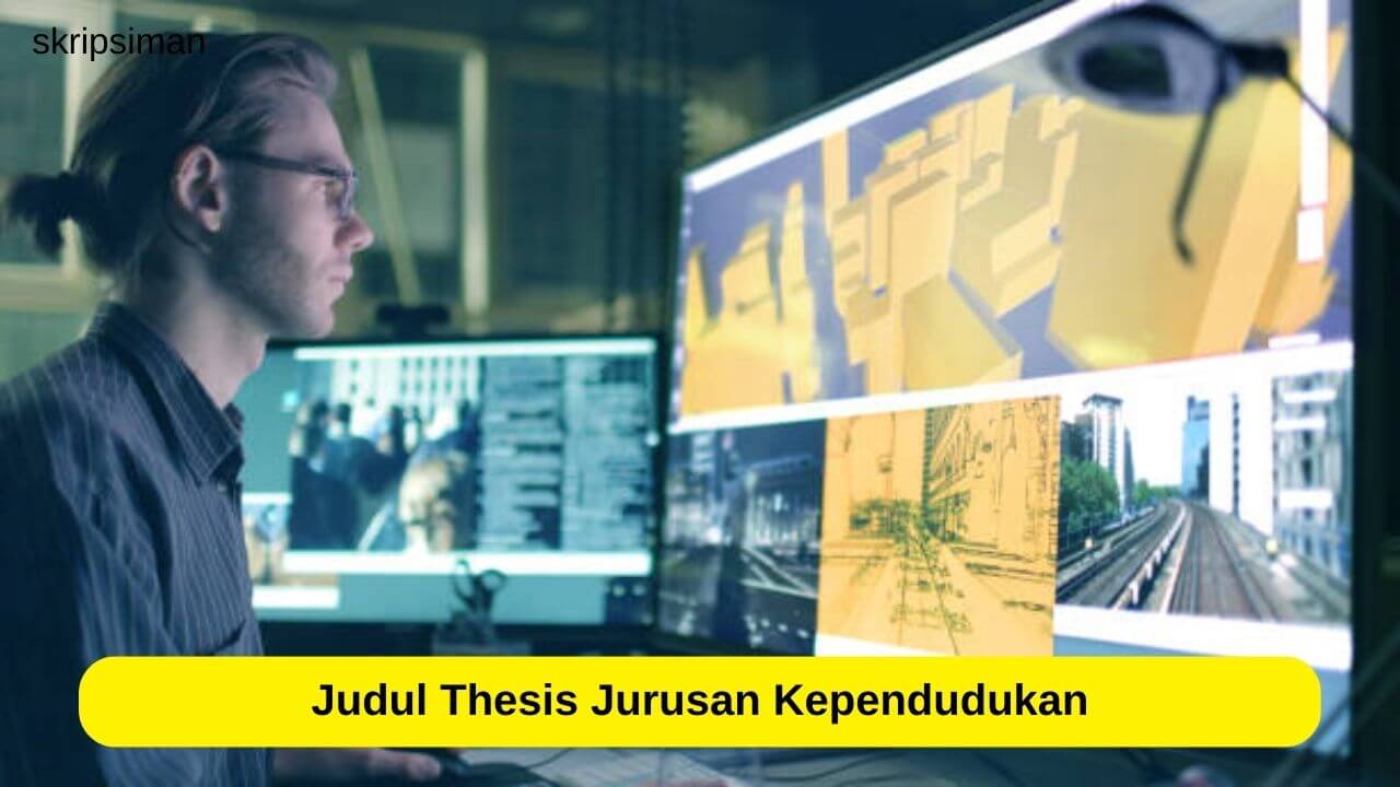 Judul Thesis Jurusan Kependudukan