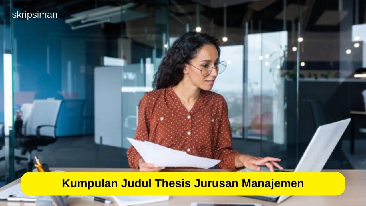 Judul Thesis Jurusan Manajemen