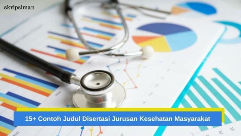 Judul Disertasi Jurusan Kesehatan Masyarakat