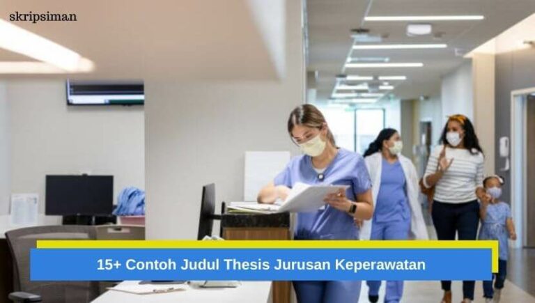 Judul Thesis Jurusan Keperawatan