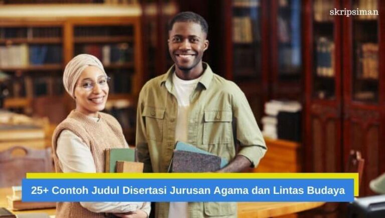 Judul Disertasi Jurusan Agama dan Lintas Budaya