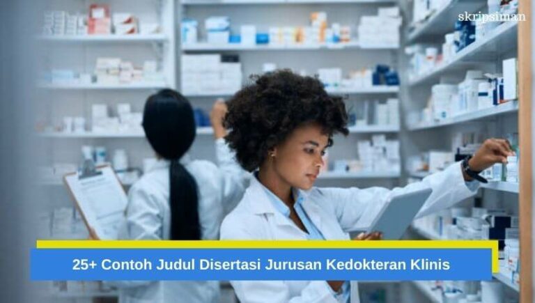 Judul Disertasi Jurusan Kedokteran Klinis