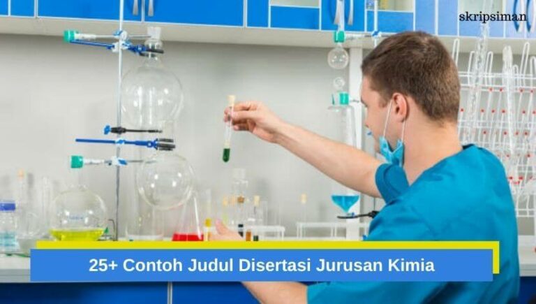 Judul Disertasi Jurusan Kimia