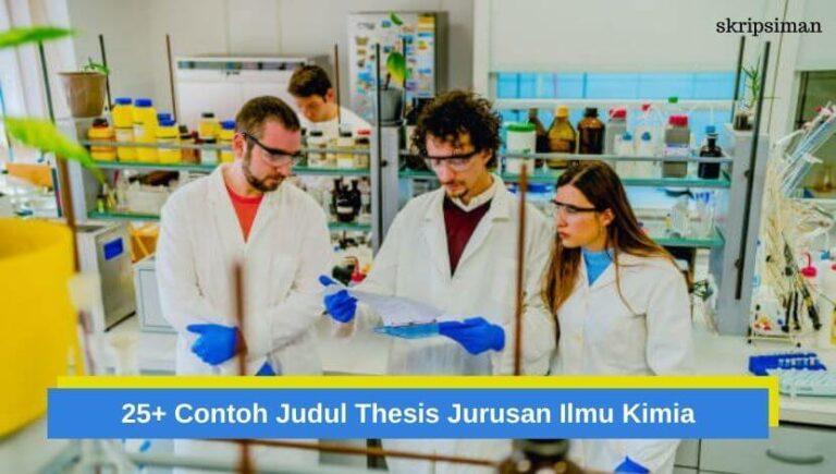 Judul Thesis Jurusan Ilmu Kimia