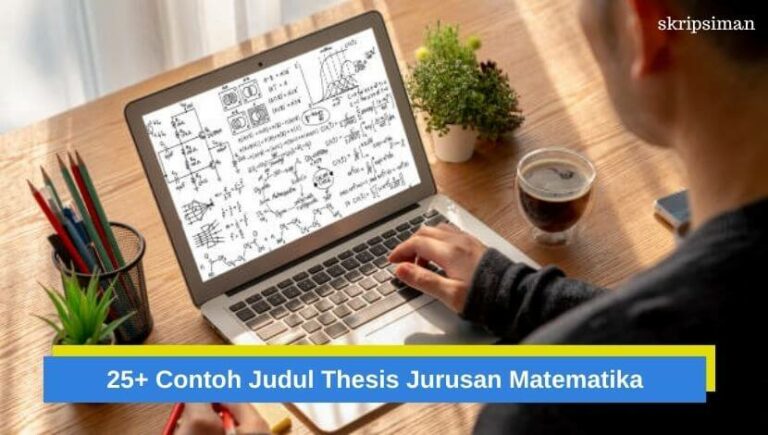 Judul Thesis Jurusan Matematika