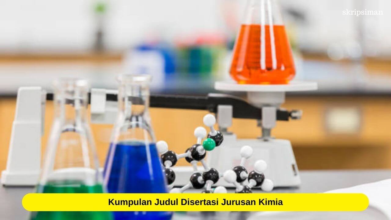 Judul Disertasi Jurusan Kimia