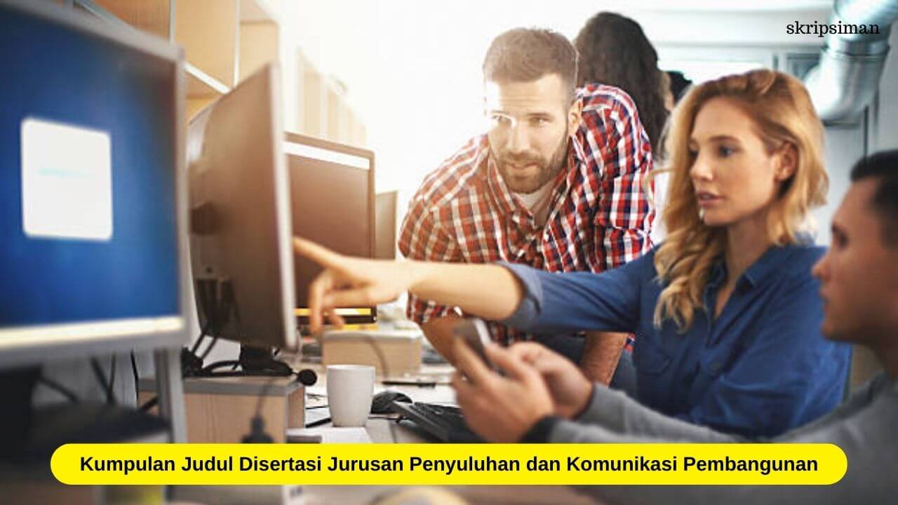 Judul Disertasi Jurusan Penyuluhan dan Komunikasi Pembangunan