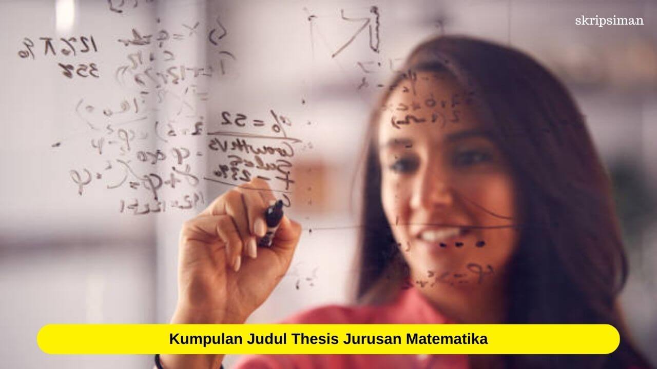 Judul Thesis Jurusan Matematika