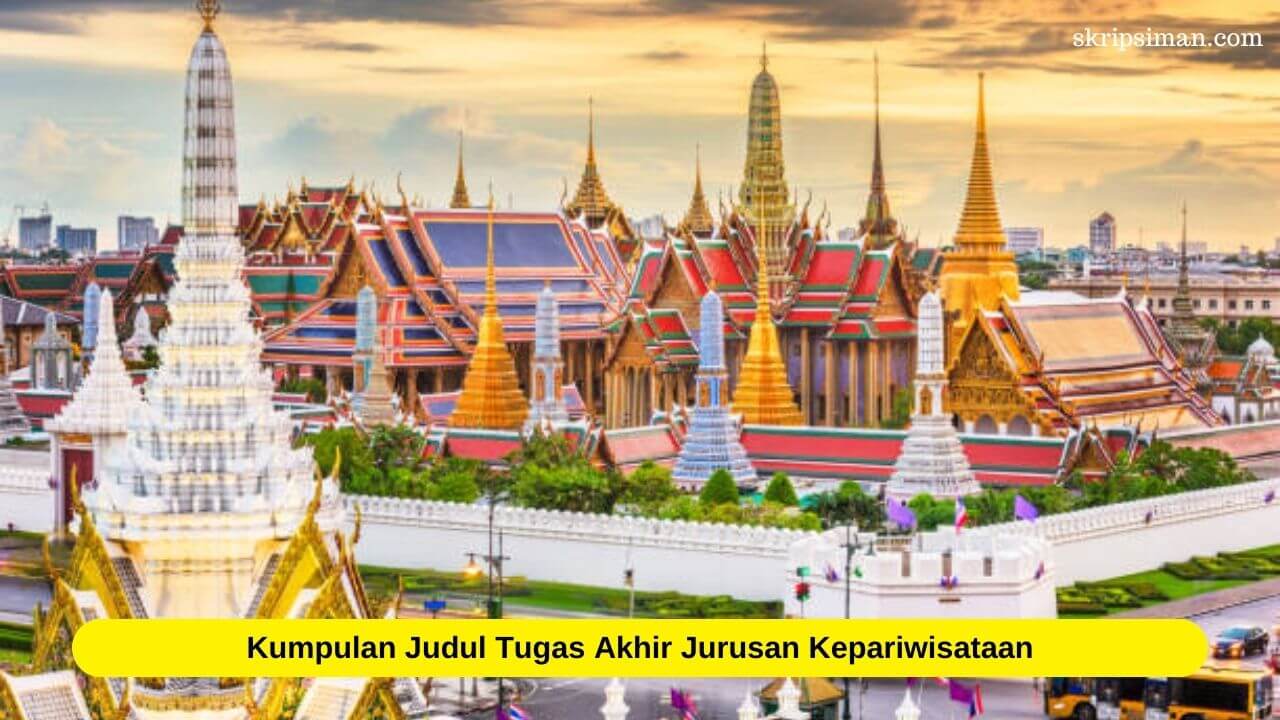 Judul Tugas Akhir Jurusan Kepariwisataan