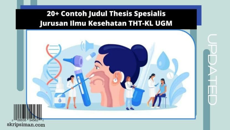 Judul Thesis Spesialis Jurusan Ilmu Kesehatan THT-KL UGM 