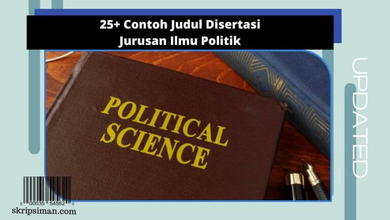 Judul Disertasi Jurusan Ilmu Politik