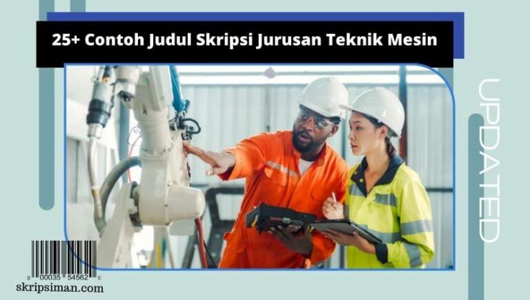 Judul Skripsi Jurusan Teknik Mesin