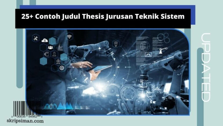 Judul Thesis Jurusan Teknik Sistem