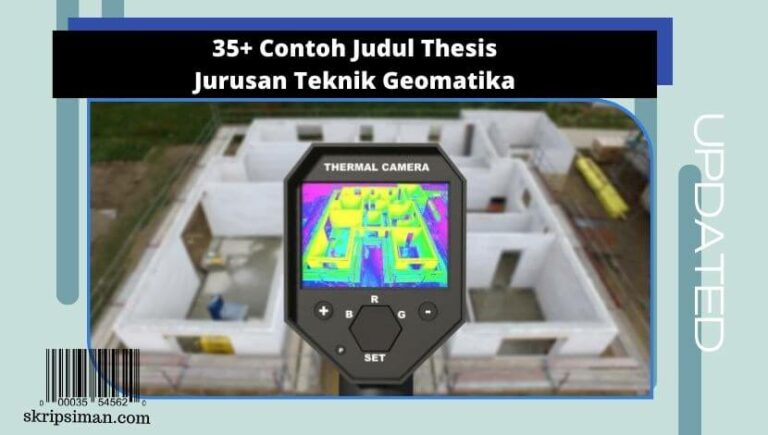 Thesis Jurusan Teknik Geomatika