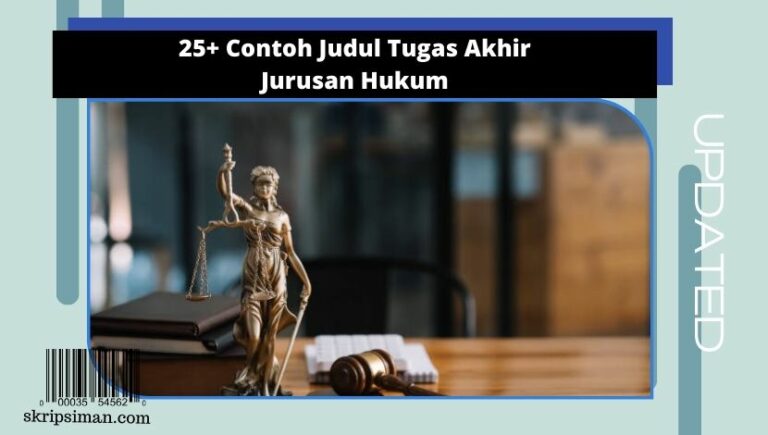 Judul Tugas Akhir Jurusan Hukum