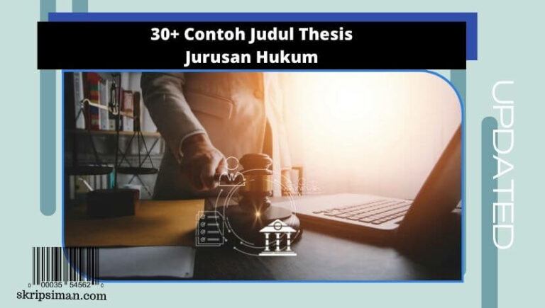 Judul Thesis Jurusan Hukum