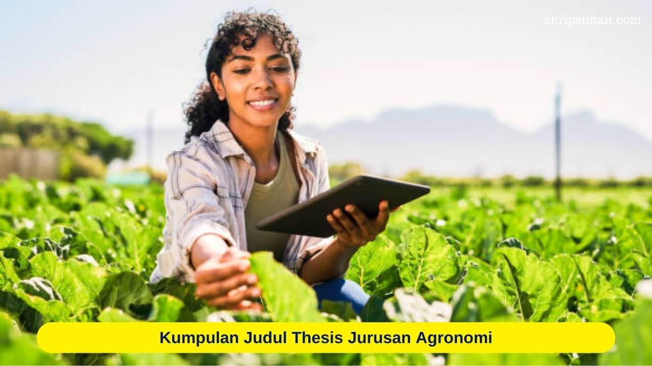 Judul Thesis Jurusan Agronomi